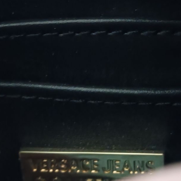 Versace Jeans Couture Quilted Crossbody Bag Gold Chain - Picture 9 of 12